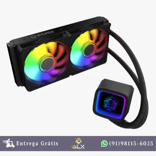 Water Cooler Tundra Black Vulcan Argb 240mm Pcyes - Wctbv240 *ENTREGA GRÁTIS*
