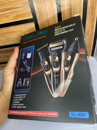 Máquina de Barbear 3 em 1 Daling Profissional DL-9007 an3