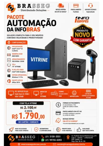 Kit Automação Comercial Infobras
