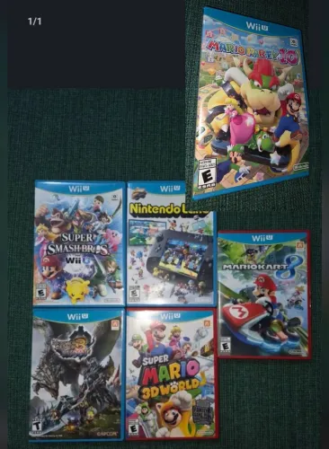Jogos wii u 50 reais cada TUDO POR 250. (MARIO PARTY 10 SOZINHO 90 REAIS)