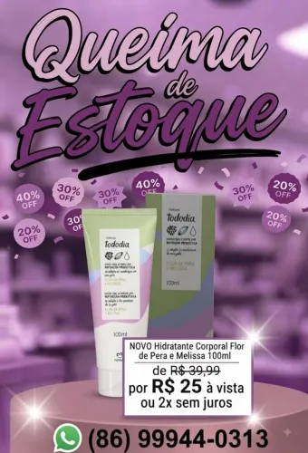 Hidratante Corporal Flor de Pera e Melissa 100ml
