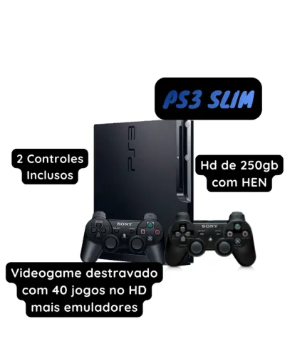 Playstation 3 Slim Seminovo 100% Revisado