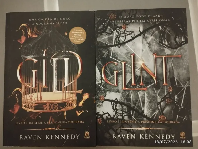 GILD e GLINT - livros 1 e 2 da série A Prisioneira Dourada