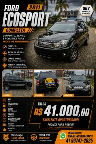 Ford Ecosport XLT Freestyle 1.6 Flex 8V 5P 2011