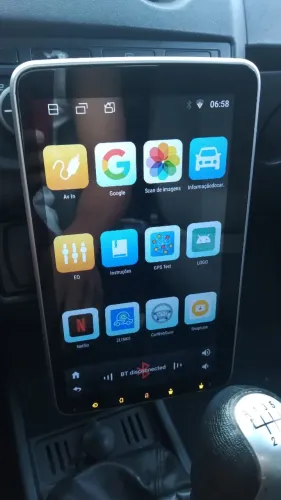 Multimídia para carro, com androide e carplay.