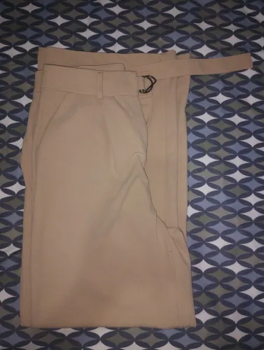 Calça alfaiataria Bege - Tmn.: 40