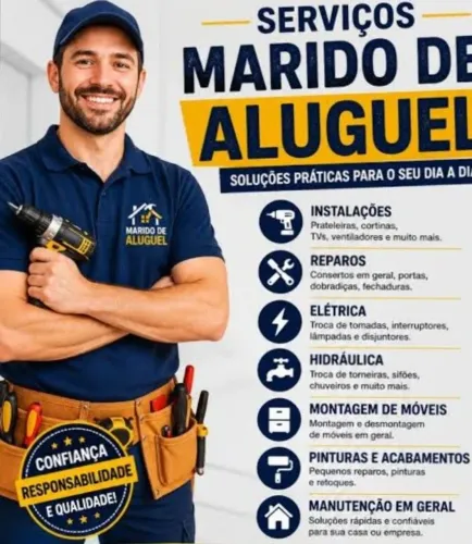 Serviçode manutenção, reparo e instalação.
