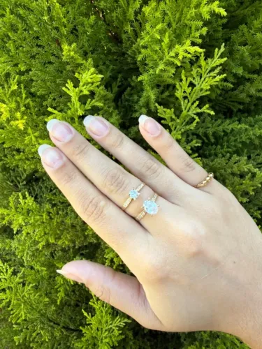 Anel Solitário Ouro 18k para Pedido de Casamento