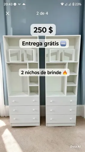 Closet solteiro 