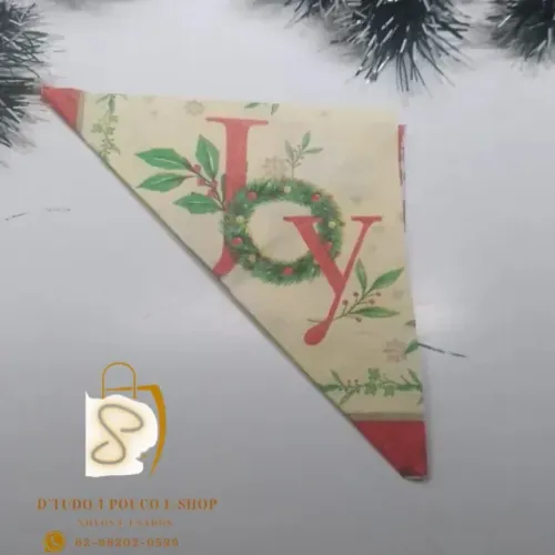 Guardanapos natalinos De Papel Folha Dupla- pct com 15 unidades- PONTA DE ESTOQUE- NATAL