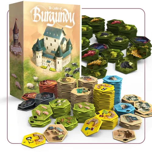 Castle of burgundy acrylics lacrado