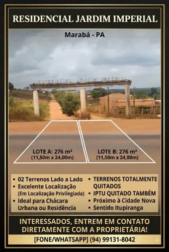 Dois Lotes No Jardim Imperial