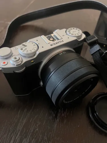 Fujifilm XM-5 + lente do KIT com baterias e filtro ND