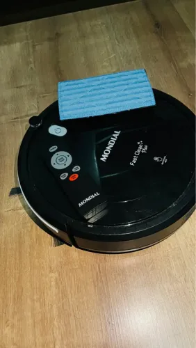 Robô Aspirador Mondial Fast Clean Plus - Aspira e Passa Pano