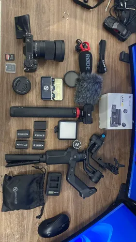 Kit ZVE-10 Gimball + Microfones