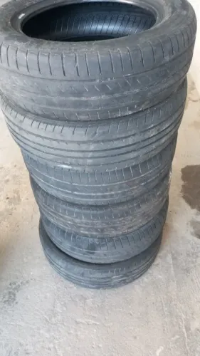 Lote com 6 Pneus Aro 15 Usados - Ótimo para Revenda ou Uso