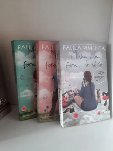 3 livros Minha vida fora de série