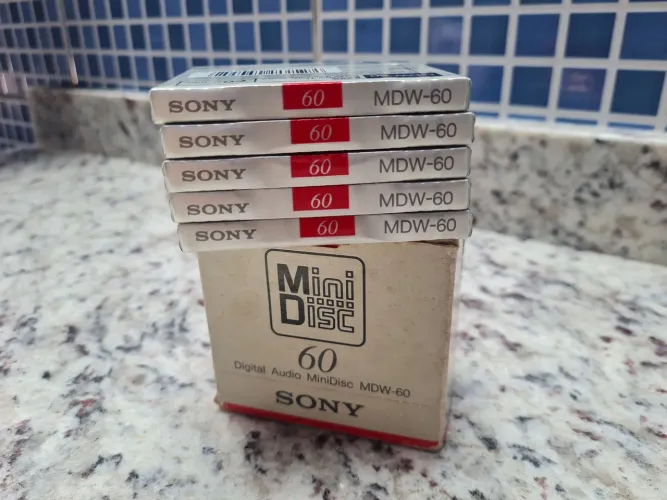 MiniDisc Sony MDW60 lacrados (5 )