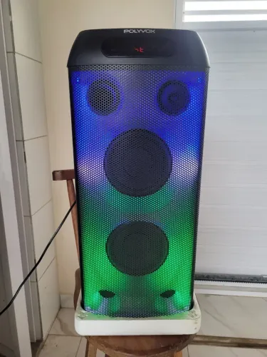 Som com Bluetooth e bateria Polyvox