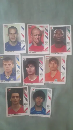 Figurinhas panini da copa de 2006 na alemanha