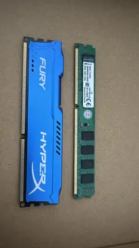 12gb Memória Ram DDR3 Hyperx fury e kingston 1600 mhz