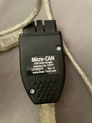 Cabo VCDS Original Rostec Micro?CAN - Atualizável e Compatível com Veículos VAG