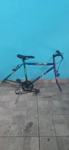 Quadro bicicleta antiga caloi cruiser aro 24 croma sem as rodas