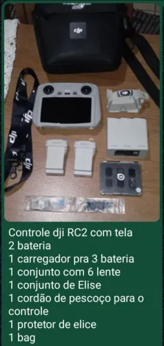 Kit para drone dji mini 3 sem a eronave 