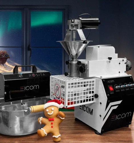 Máquina de salgados Eicom + panela mexedora