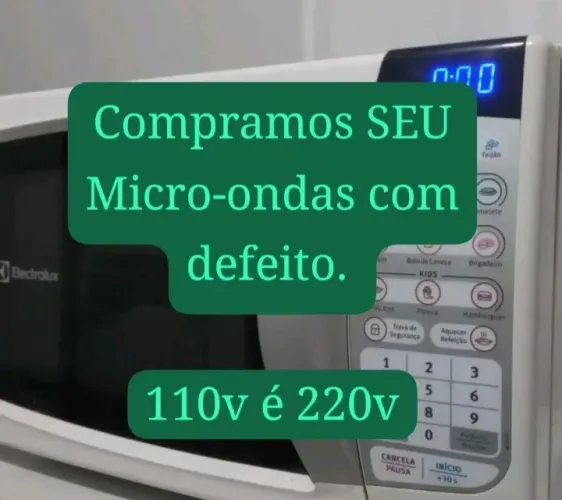 Compramos seu Microondas com defeito. 
