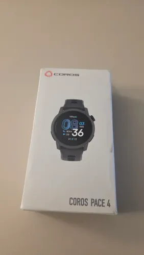 Coros PACE 4 Novo/Lacrado - Pulseira silicone preta