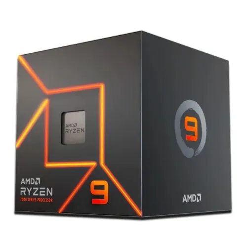 Processador Am5 Amd Ryzen 9 7900, 3.7 Ghz, Max Turbo 5.4 Ghz, 076 Mb Cache, Com Vídeo Inte