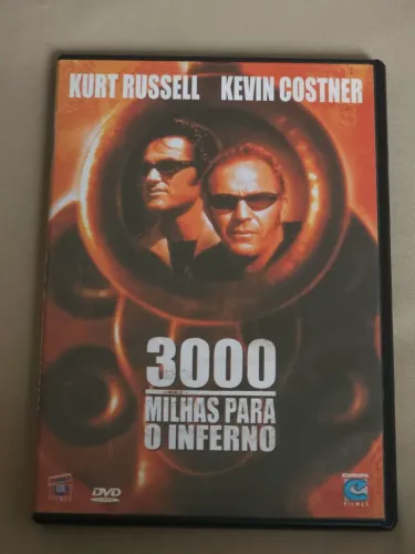 DVD - 3000 Milhas para o Inferno - Kurt Russell - Kevin Costner - Dublado