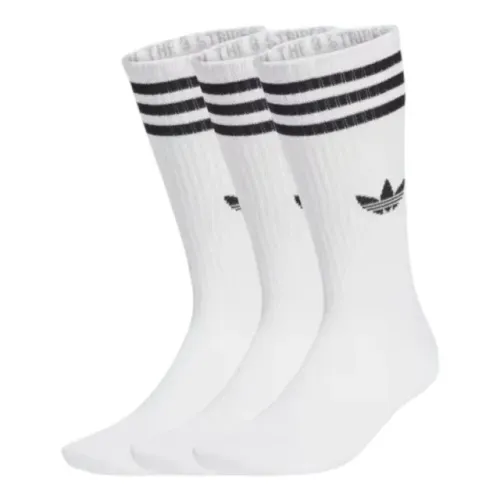 Meias 3S High Crew 3PP Adidas (3 pares, tamanho 38 - 40, novas e originais)