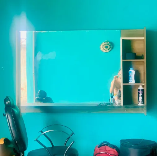 Painel de barbearia 