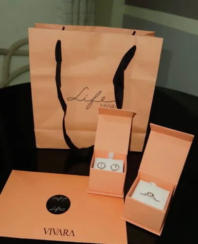 Lindo Conjunto de Joias Life Vivara em Prata Legítima