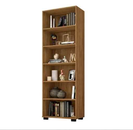Estante De Livro Para Sala Quarto Livreiro Madeira Freijó