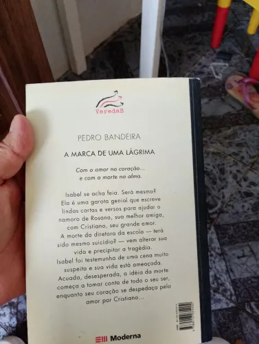 Livro a marca de uma lágrima