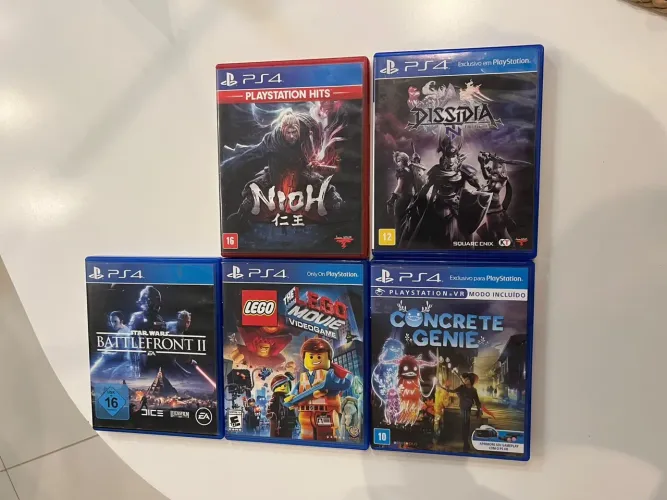 Combo Lote com 5 jogos ps4 Envio Rápido OLx