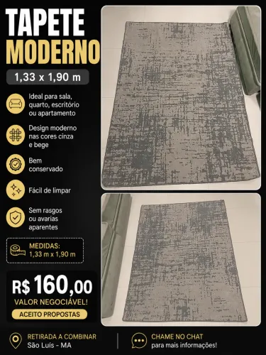 Vendo tapete moderno