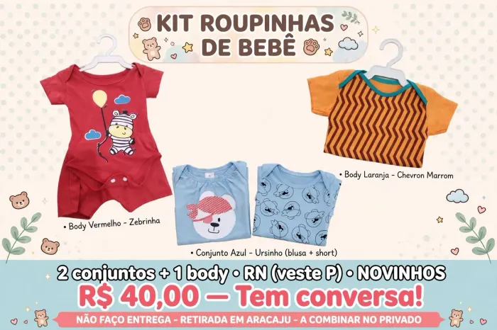 ?kit roupinhas de bebê ?