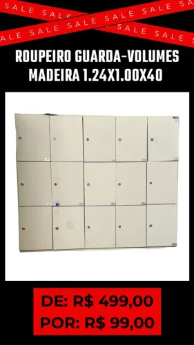 ROUPEIRO COM 15 PORTAS