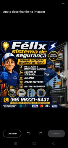 Câmeras, cercas ,alarmes