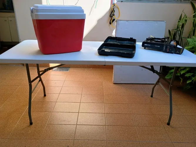 Mesa Dobrável Cor Branca