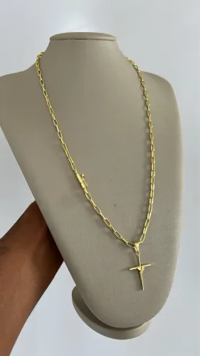 Cordão banhado a ouro 18k 
