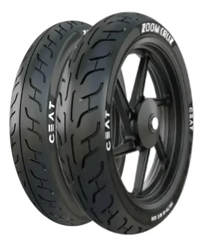 Par Pneus Ceat Zoom Cruz 100/90-18 + 130/70-18 Tt Interceptor 650 - Continental 650 + Novo