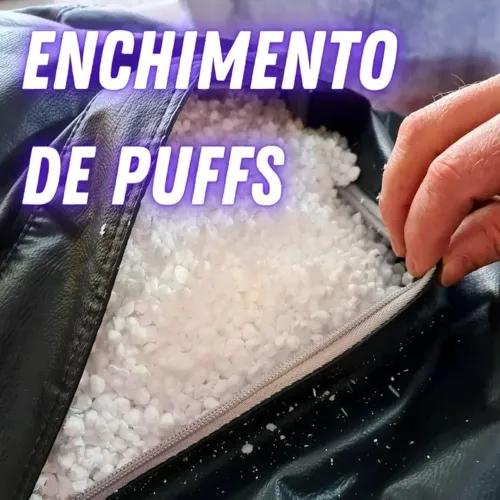 Isopor triturado para Puffs