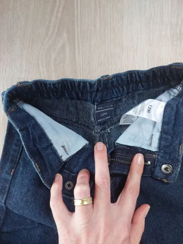 calça jeans 12 meses Náutica