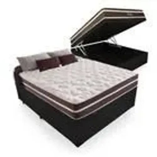 Cama bau casal molas superlastics até 120kg por pessoa