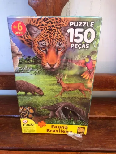 Quebra-Cabeça 150 peças Fauna Brasileira